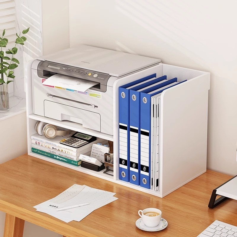 放打印机置物架支架托架办公室桌面电脑收纳桌子小架子桌上收纳架