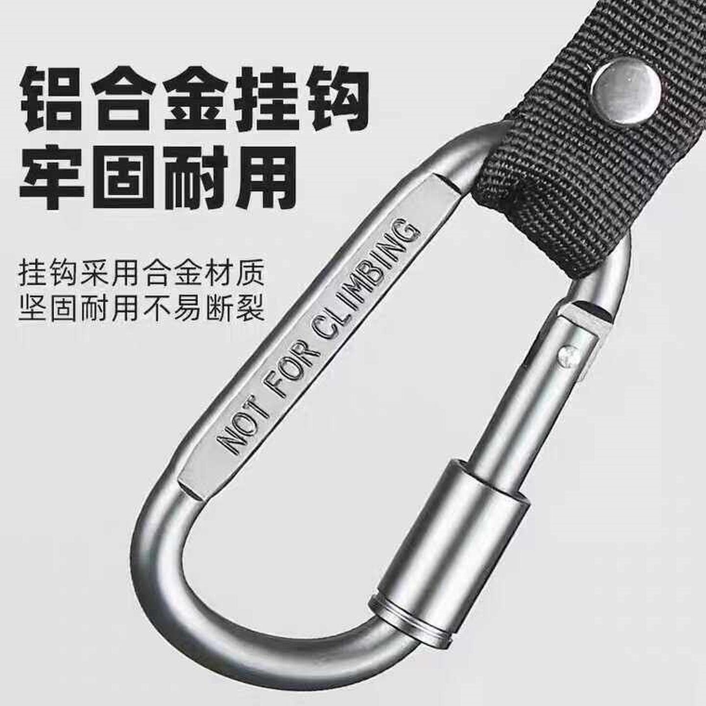 户外登山扣d型金属锁扣带螺栓钥匙挂钩扣卡扣背包配件登山扣装备