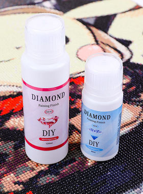 钻石画diy120ml 60ml胶水亮光剂防掉钻防脱钻石画工具钻石绣