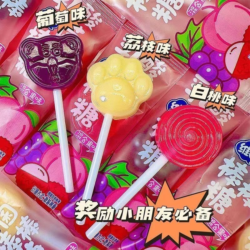 乳酸菌维C棒棒糖儿童节高钙糖果硬糖水果味高颜值送人解馋小零食
