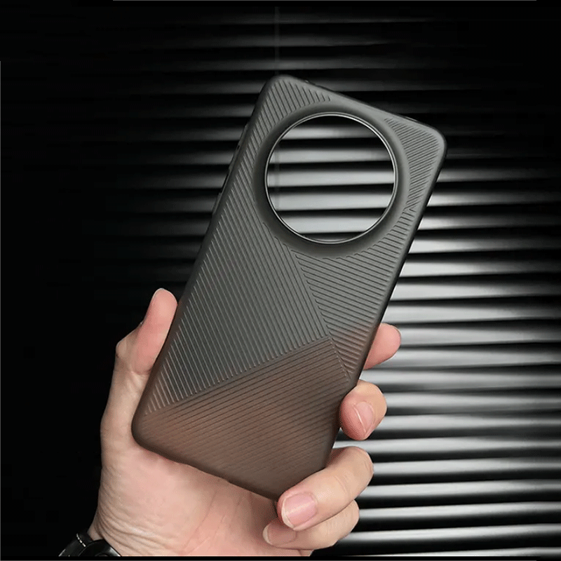 超轻薄立体几何纹理高级感硬外壳