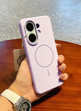 ins日韩风适用vivos30promini手机壳液态硅胶磁吸充电x200ultra软外壳简约小众x300pro保护套甜美女生防指纹