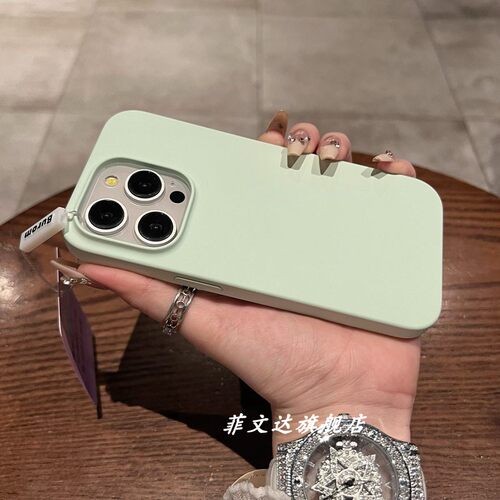 ins超轻薄液态适用苹果16promax手机壳磁吸透气散热iphone17pro全包防摔耐脏高级感15pm保护套14软糯橡皮擦感
