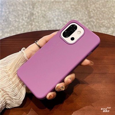 亲肤软糯橡皮擦适用一加13T手机壳新款镜头大孔散热ace5pro液态硅胶6软外壳1+12纯色高级感1十ace2pro小众男