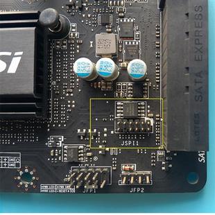适用微星主板BIOS免拆芯片转接烧录刷机线JSPI1 编程器救砖刷黑