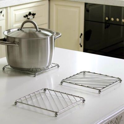 Thickened Stainless Steel Pot Holder Heat Insulation Pad for