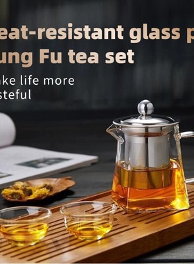 Glass teapot with high borosilicate material and good qualit