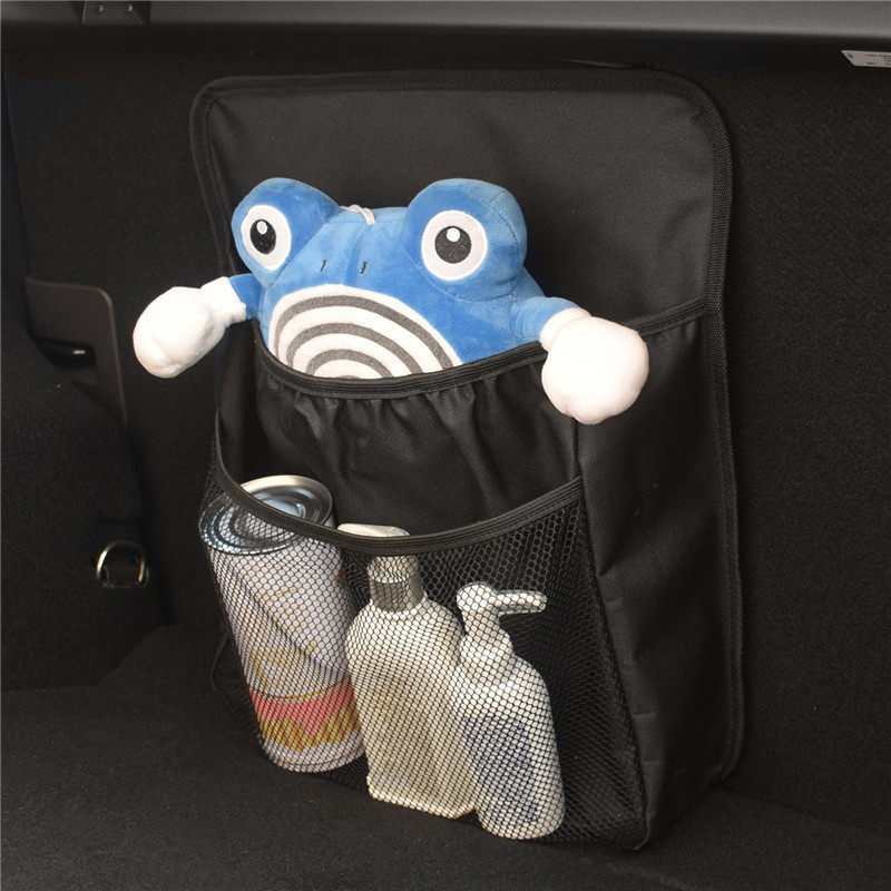 汽车后备箱收纳挂袋座椅背置物袋 SUV车载牛津布储物网兜车内用品