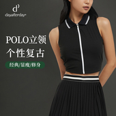 dayafterday健身服运动背心高级感透气健身拉链上衣 网球系列