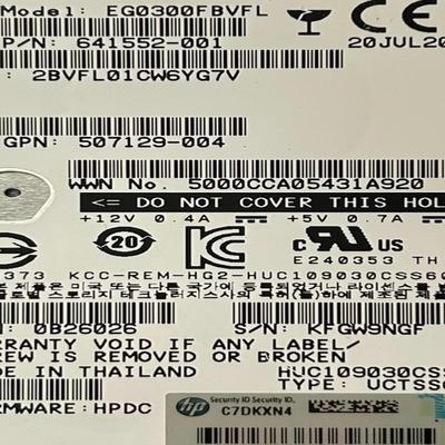 HP/惠普300G 10KSAS 2.5寸ST600MM00