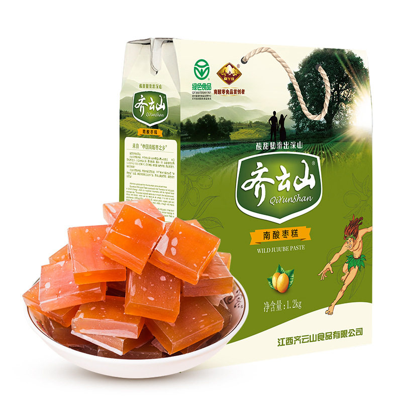 齐云山南酸枣糕1200g 节日礼盒 送礼团购 枣糕零食 江西特产