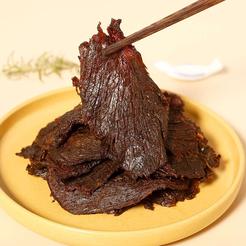 五香牛肉干零食酱卤牛肉温州湖岭特产熟食风干手撕麻辣即食小吃