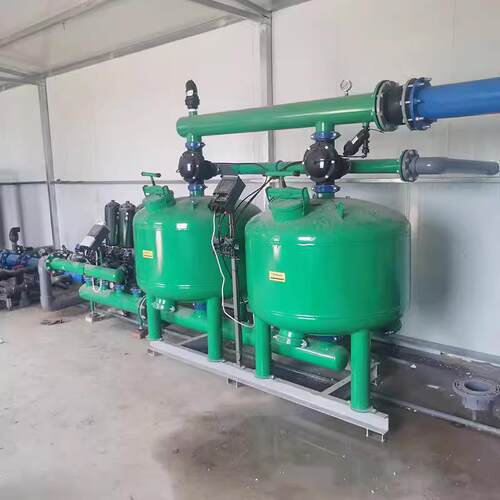 农业灌溉反冲洗过滤器运行稳定砂石加碟片自动反冲洗过滤器