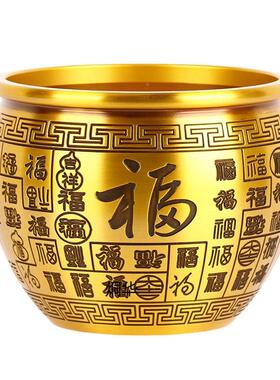 黄铜作黄色制百福缸铜缸工艺1941品件聚宝缸厂家批摆发