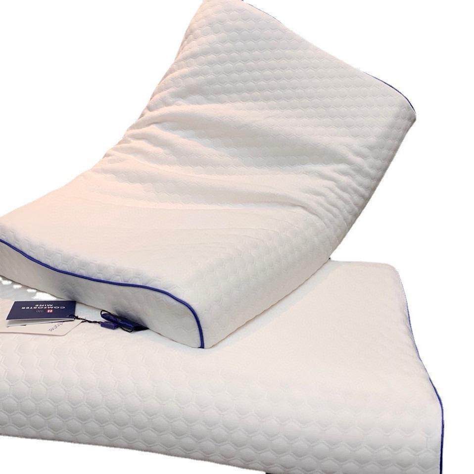 欧盟泰国乳胶枕头单人家用护颈椎枕成人高回弹酒店枕芯一只装