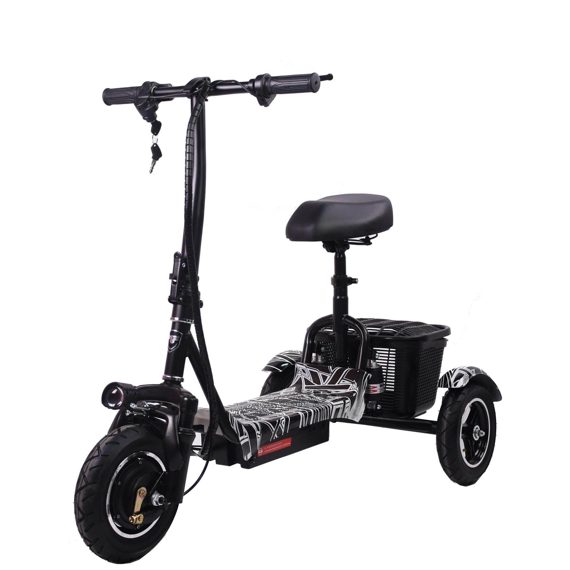 可折叠锂电池电动三轮车成人家用女士小型迷你老年代步休闲电瓶车