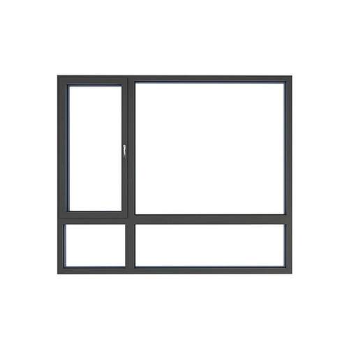 110系列系统门窗封窗铝合金平开窗自建房阳台卧室隔音断桥铝窗户