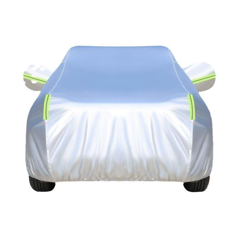 210D牛津布料汽车车衣车罩防雨防晒隔热四季通用加厚全罩汽车外套