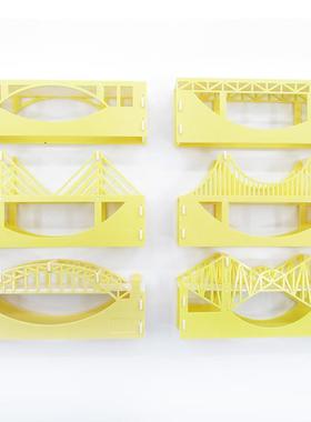 80140动手拼装桥梁模型器材套件六种结构初/高中学物理实验器材
