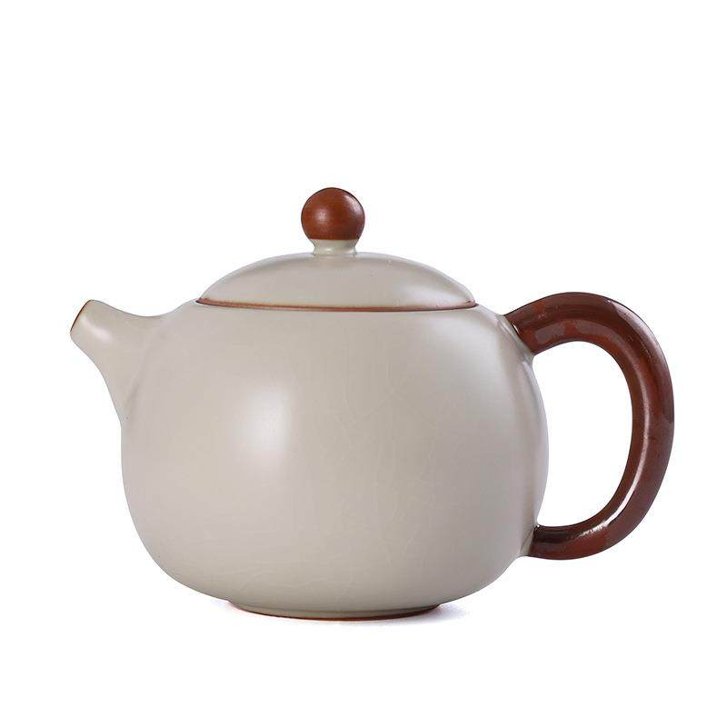 汝窑西施壶陶瓷茶壶泡茶家用茶水壶单壶可养开片泡茶器功夫茶具,餐饮具,茶壶,淘宝优惠券,粉丝福利购,淘宝优惠卷