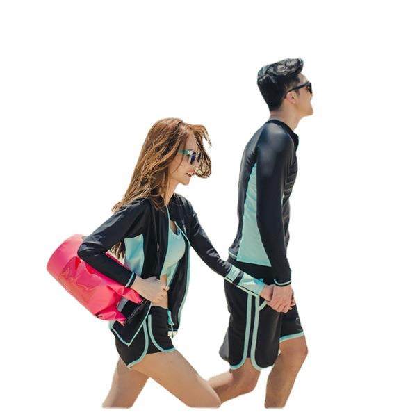 潜水服浮潜服分体防晒水母衣男女长袖泳衣长裤情侣拉链服泳装套装,户外/登山/野营/旅行用品,潜水服,淘宝优惠券,粉丝福利购,淘宝优惠卷