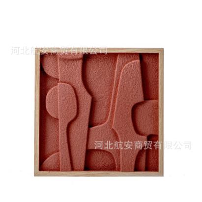 现代简约创意纹理相框树脂摆件样板房售楼处家居装饰品工艺品