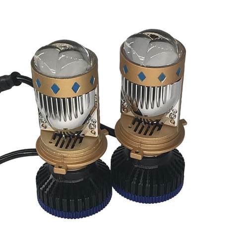 新品T8H4远近一体四光矩阵双透镜汽车灯摩托车货车改装