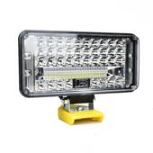 工作灯LED户外露营工程照明射适合DeWalt得伟20VDCB200锂电池18V