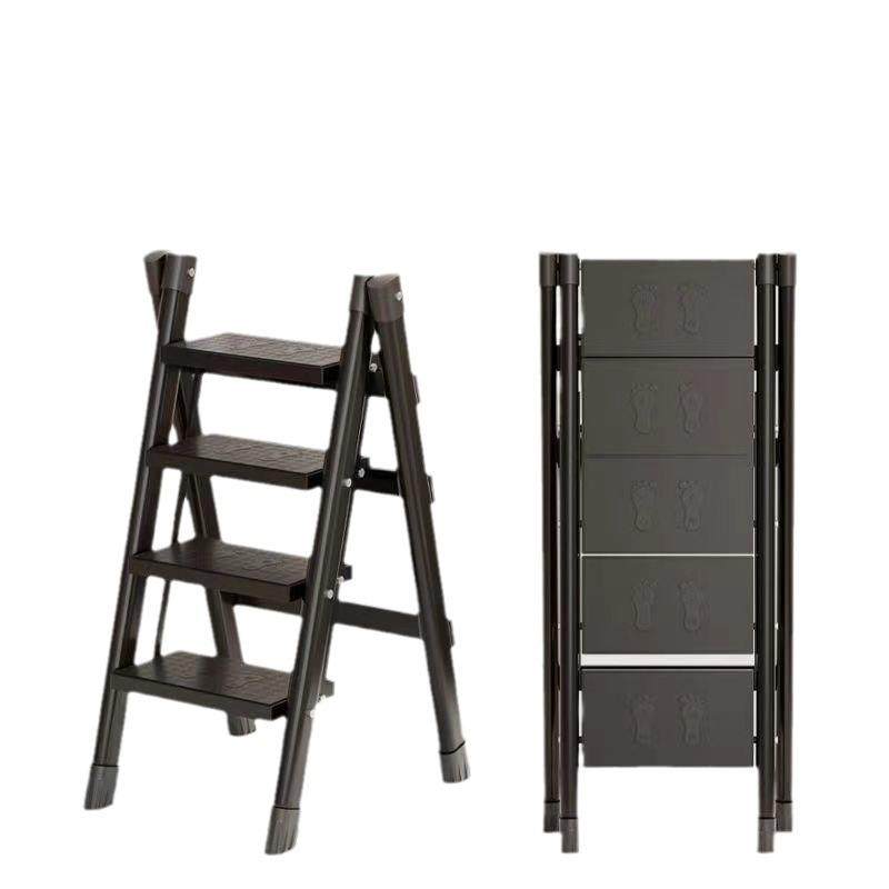 梯子家用多功能人字梯折叠梯楼梯凳子小型室内超厚花架加厚碳钢