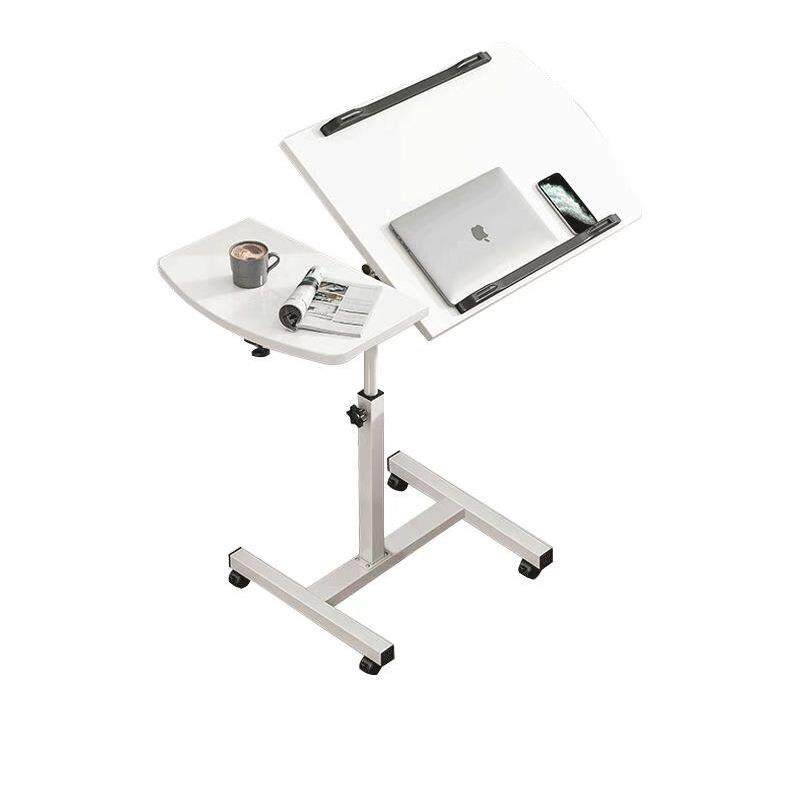 双板升降侧翻桌懒人笔记本电脑桌可移动家用建议折叠小桌子