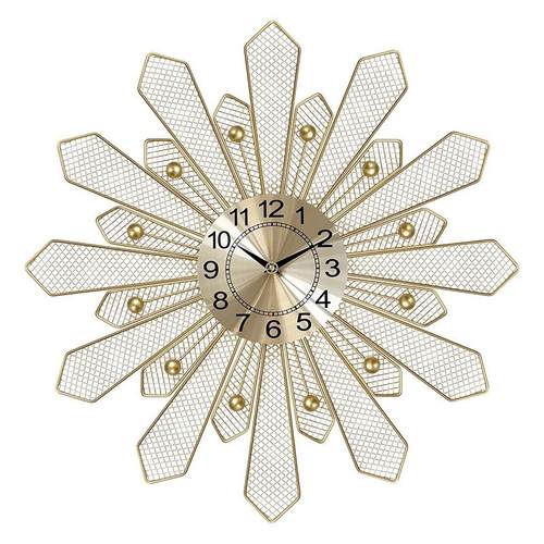 北欧轻奢金属客厅卧室壁钟新中式书房墙壁装饰挂钟24寸创意挂表