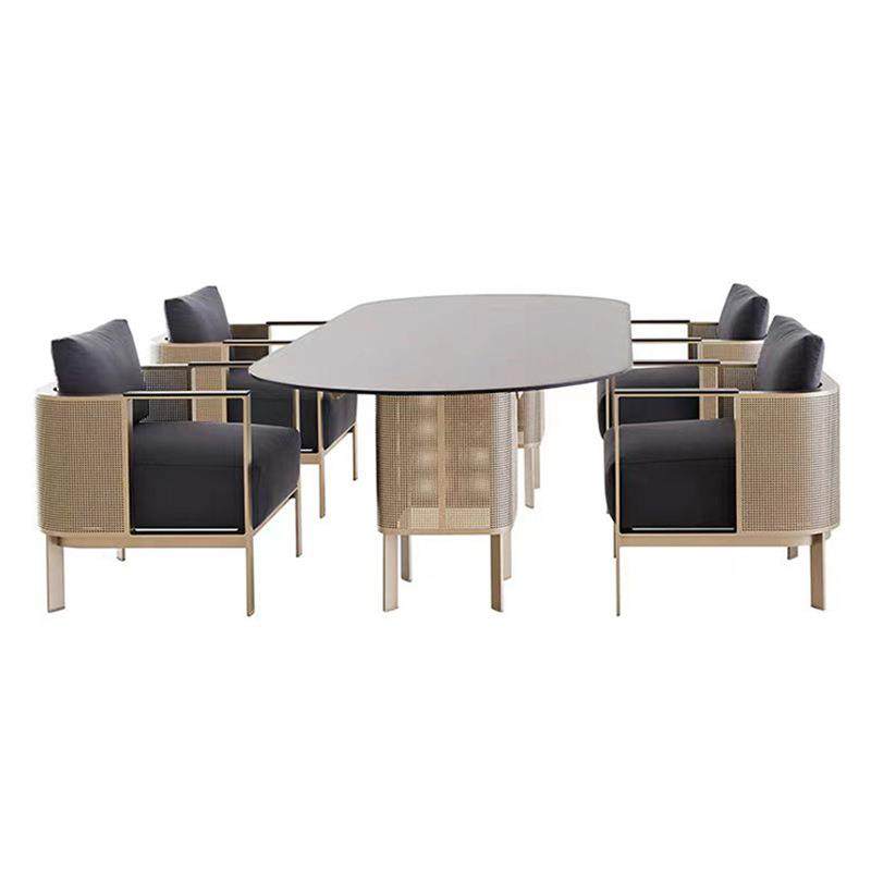 户外沙发庭院露台阳台花园室外不锈钢沙发组合酒店别墅户外家具,住宅家具,户外沙发,淘宝优惠券,粉丝福利购,淘宝优惠卷