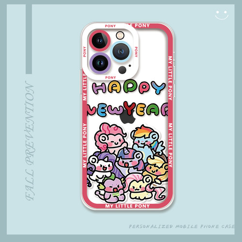 小马宝莉卡通手机壳适用红米note12turbo小米civic4pro苹果12oppo