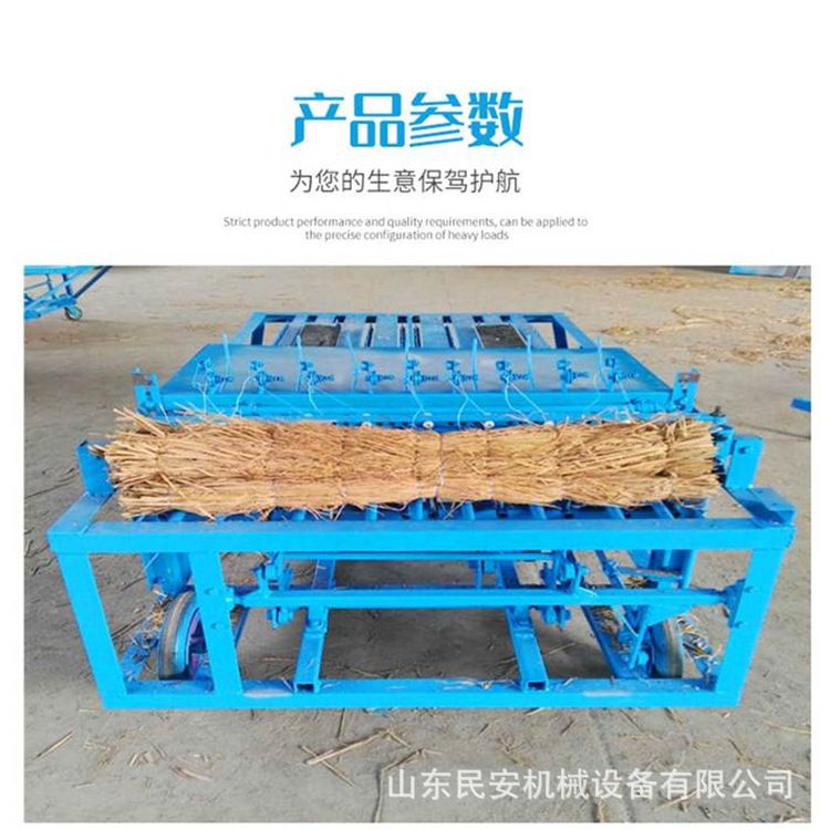 防风沙高产量草帘机 3米宽幅芦苇树枝编织机 宽幅可调棕垫机
