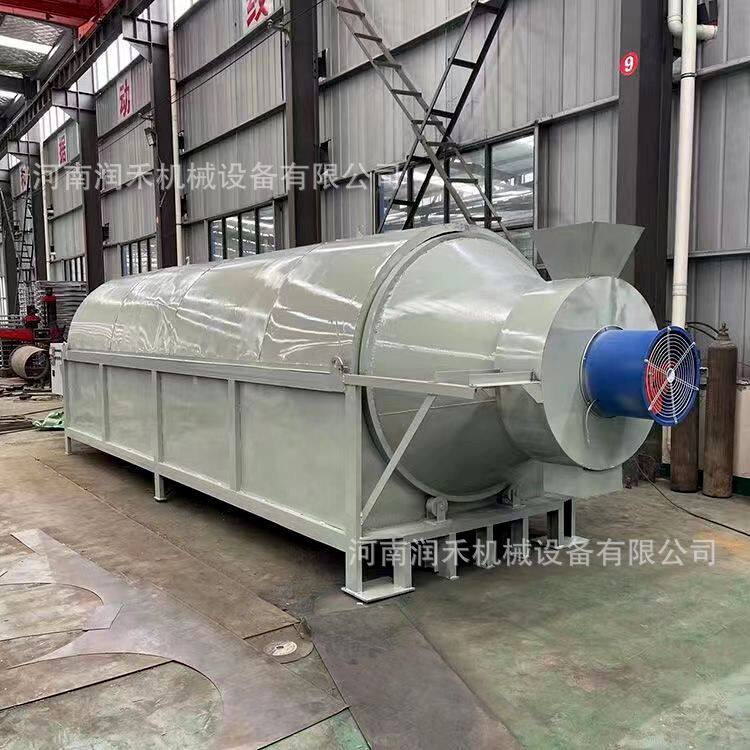 电加热滚筒烘干机移动大型污泥石英砂烘干设备小型粮食烘干机家用