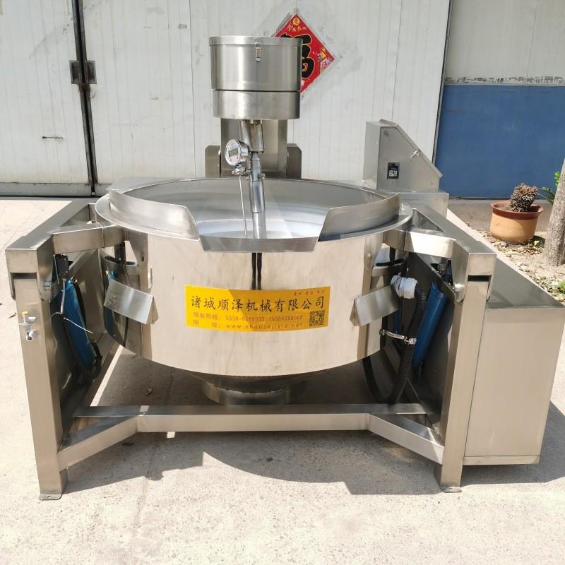 厂家生产火锅底料行星搅拌炒锅 高粘度酱料搅拌炒锅 搅拌无死角