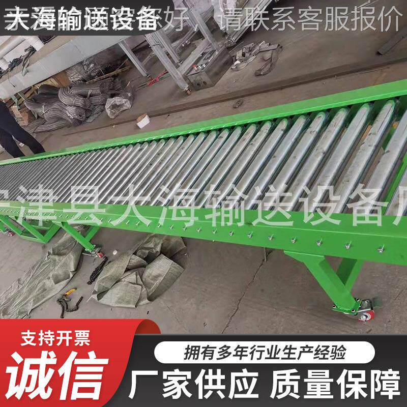 各种型动号辊筒HQ式 无力输送机 输筒送线小型动力滚输送中机