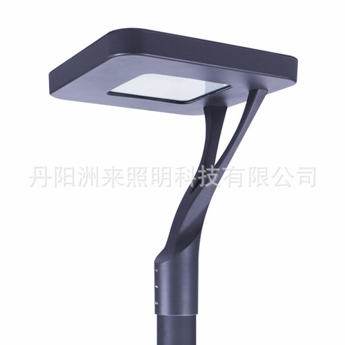 ZOLAI洲来 一体压铸单边双杈方型smd30w 90wled庭院灯头square-8
