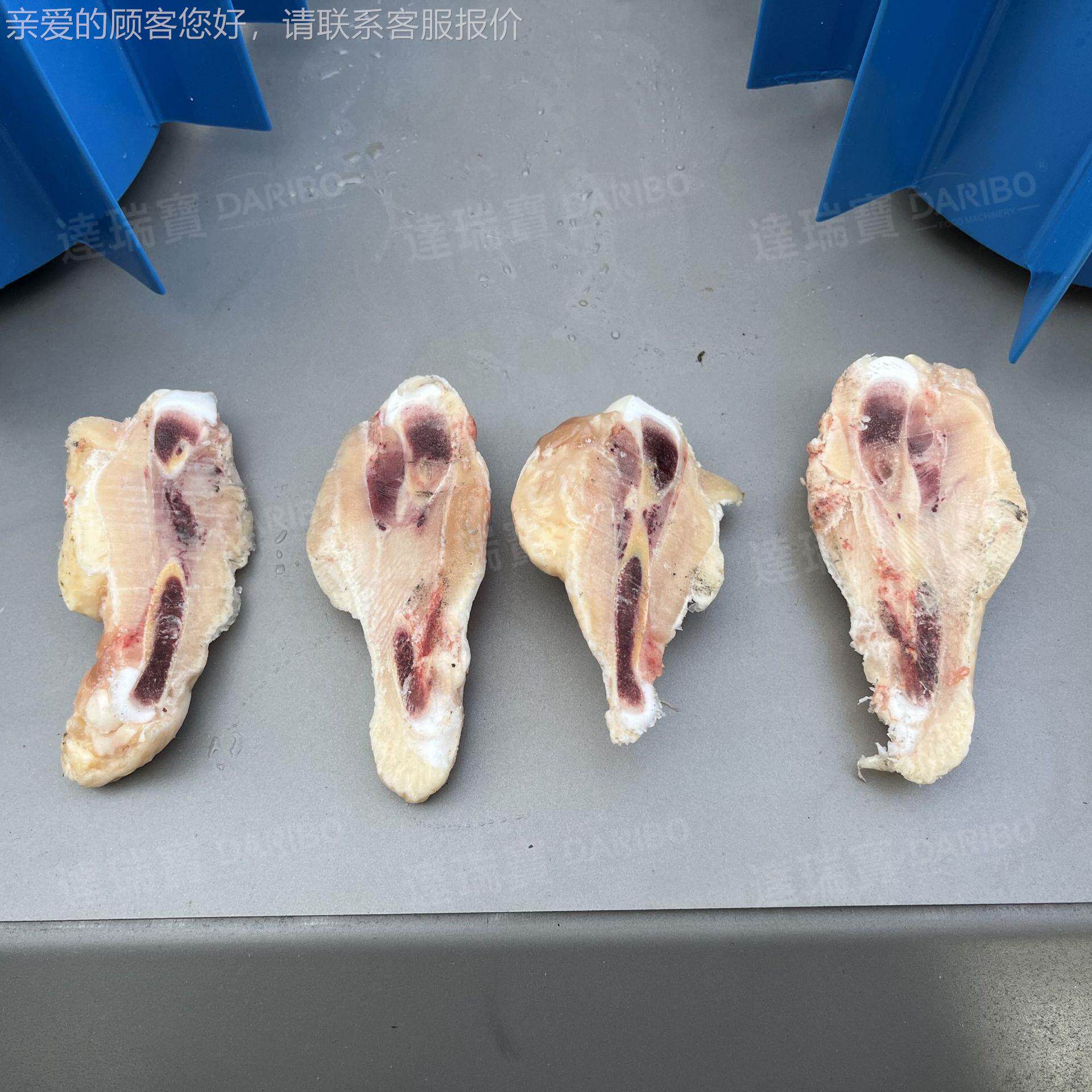W生蹄猪蹄熟猪劈半切半OVJ 输切送带式割均匀高效不锈钢猪脚切半
