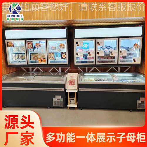 商业多功冷柜能子母组合柜超市便展利店商用冷冷藏KD-ZM冻食品饮