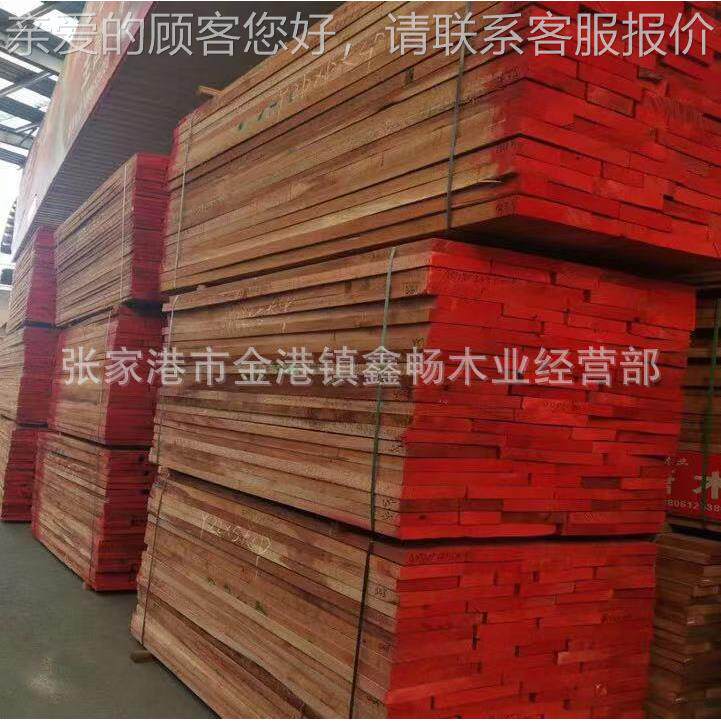 进口板材 红胡腐桃原 红桃木板材 可定防LZ工胡程木料