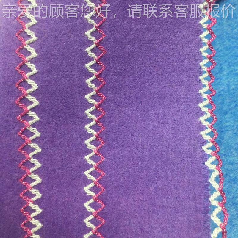 O纫KK1302曲机电脑509直驱手狗帕牙家纺镂空月牙菱形花边犬牙车缝