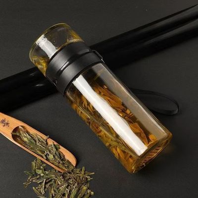 新款玻璃茶杯茶水分离杯