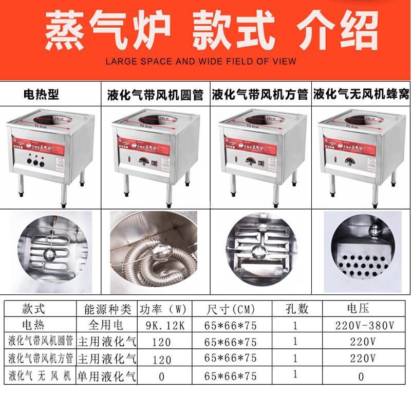 海鲜蒸柜商用电蒸箱炖汤机蒸汽炉煤气燃气蒸饭柜小型食堂饭店厨房