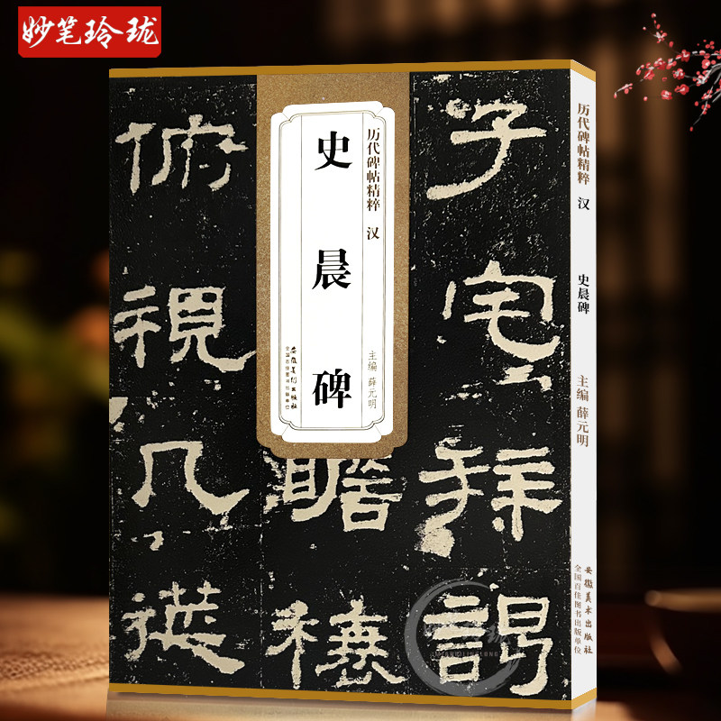 现货速发 汉史晨碑历代碑帖精粹薛元第三辑附译文技法解析明汉隶隶书毛笔书法练字帖学生成人临摹碑帖原碑