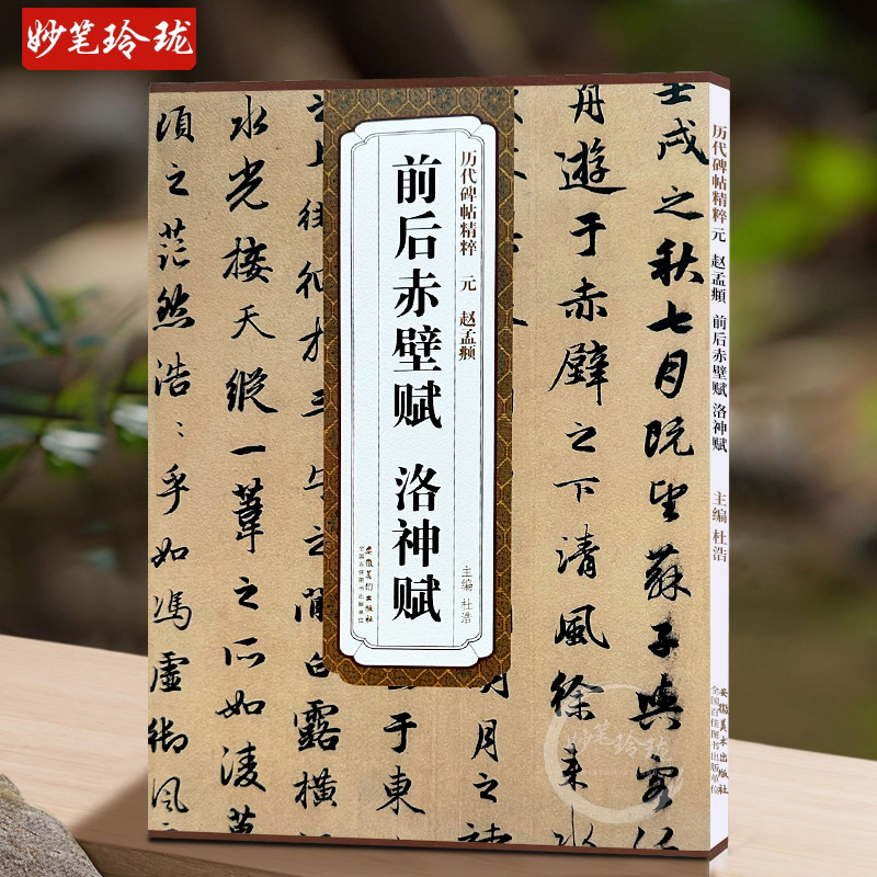 赤壁赋洛神赋碑帖精粹练习字帖