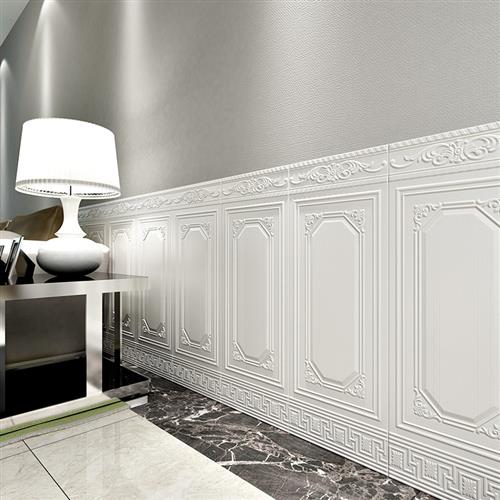 3d立体墙贴纸卧室自粘墙纸幼儿园软包墙裙墙围护墙板壁纸防水防撞