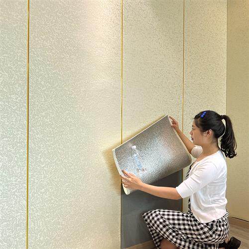 加厚墙布自粘客厅电视背景墙壁布卧室床头软包墙板装饰硅藻泥墙纸