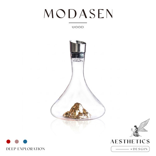 MODASEN水晶玻璃瀑布红酒醒酒器