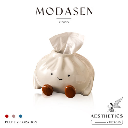 MODASEN创意可爱陶瓷纸巾盒礼物